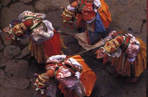 Bhutan dancers